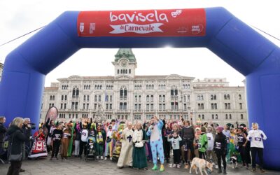TRIESTE CELEBRA IL CARNEVALE TRA PARTECIPAZIONE E SOLIDARIETÀ: LA BAVISELA ANIMA IL CENTRO CITTADINO CON OLTRE 700 PARTECIPANTI